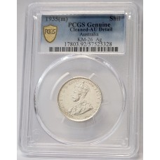 AUSTRALIA 1935 M . ONE 1 SHILLING . PCGS GENUINE